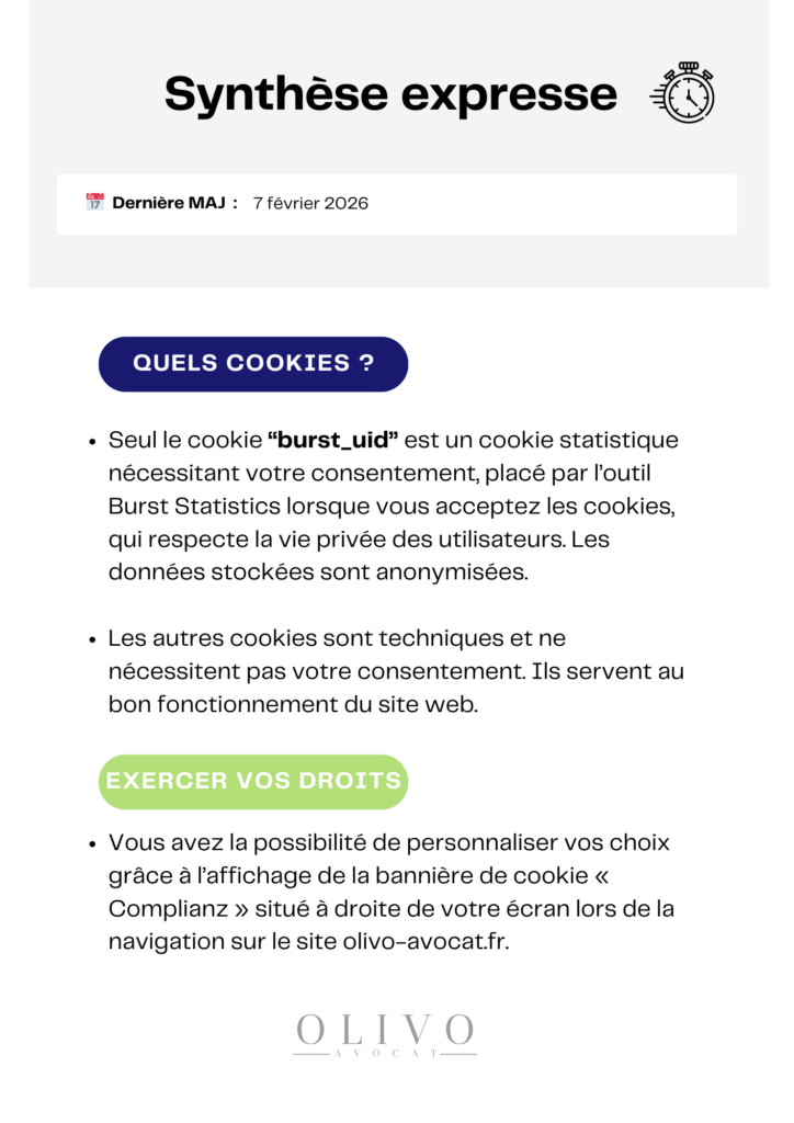 Synthèse politique de cookies